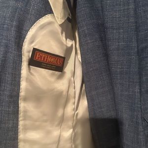 Boys youth size 12 blue wool w linen